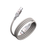 PW-12BDM251-GYTT | PAWA Levin Magnetic Braided Usb-C To Usb-C Cable 1M 60W | Grey Titanium