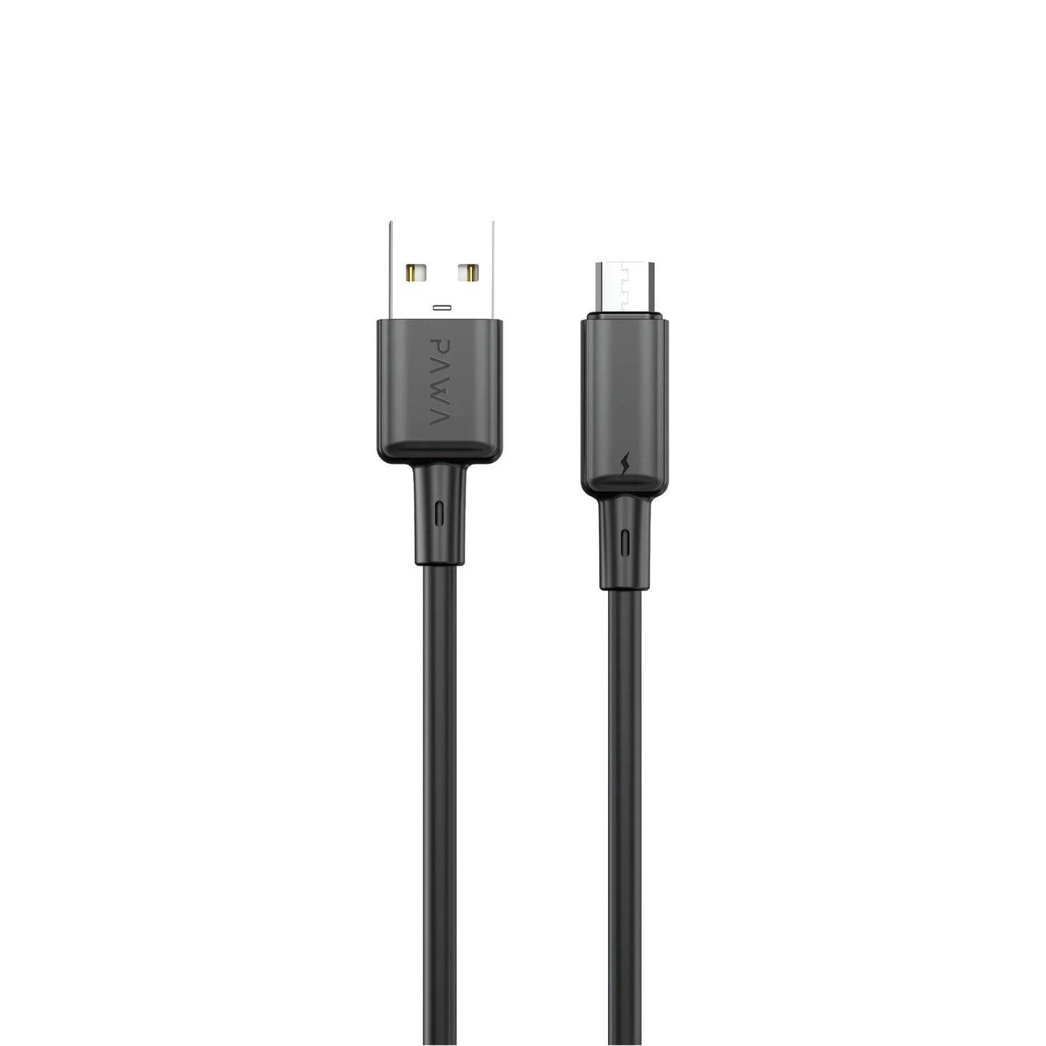 كابل باوا لايت ٣ أمبير USB-A إلى مايكرو للشحن السريع PVC بطول ١٫٢ متر PW122 | أسود