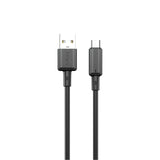 كابل باوا لايت ٣ أمبير USB-A إلى مايكرو للشحن السريع PVC بطول ١٫٢ متر PW122 | أسود