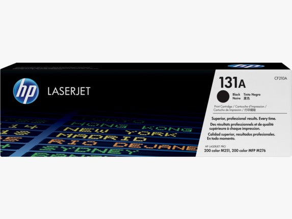 خرطوشة مسحوق الحبر الأسود الأصلية HP 131A LaserJet
