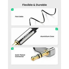 UGreen Right Angle 3.5mm Jack to Jack Cable - GulfStore.com