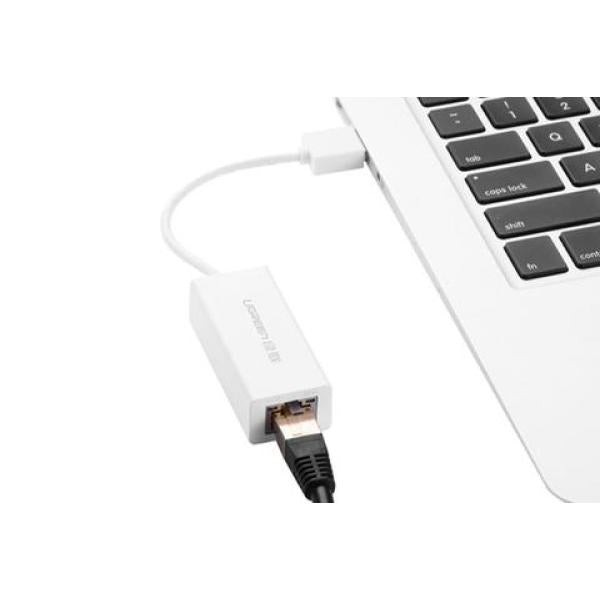 UGreen USB 3.0 Gigabit Ethernet Adapter-White