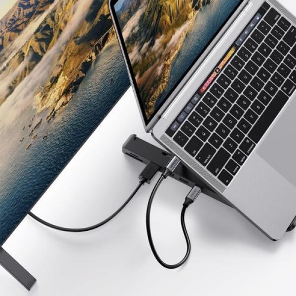 يوجرين - USB C محطة لرسو السفن المحمول، 4 مستويات قابلة للطي X-Kit