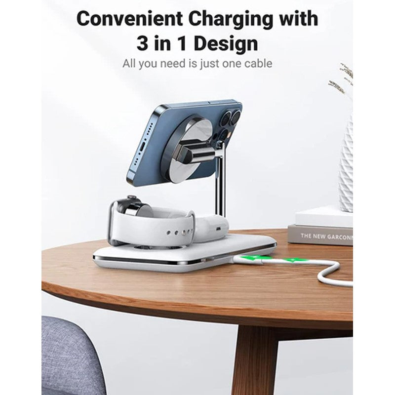 UGreen 3-in-1 MagSafe Wireless Charging Station