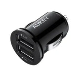 Aukey 24W Duo-port Ultra Small Car Charger - GulfStore.com