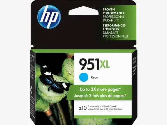 HP 951XL High Yield Original Ink Cartridge - Cyan - GulfStore.com
