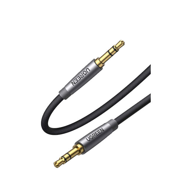 UGreen 3.5mm Aux Audio Cable 1.5 Meter - Silver