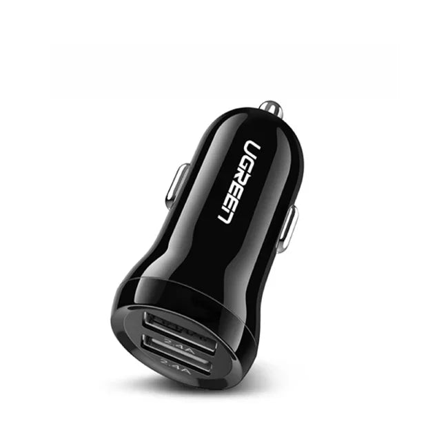 UGreen Mini Car Charger 5V4.8A - Black - GulfStore.com