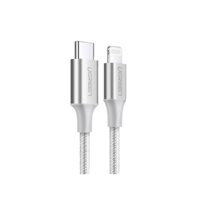 UGreen USB-C to Lightning Cable M/M Aluminium 1.5M - Silver