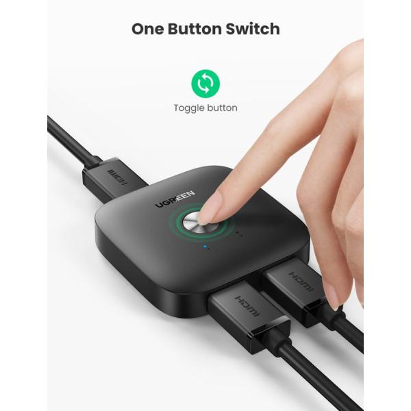 UGreen 2 In 1 Out HDMI Switch