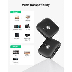 UGreen 2 In 1 Out HDMI Switch - GulfStore.com