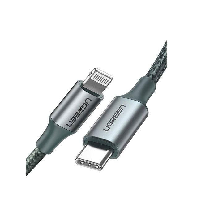 UGreen USB-C to Lightning Cable Aluminium 1M - MIDNIGHT GREEN