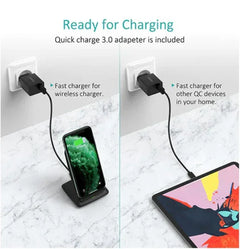 Choetech 15W Wireless Charging Stand T555-F - GulfStore.com