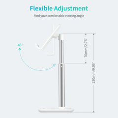 Choetech Adjustable Phone Stand H035 - White - GulfStore.com