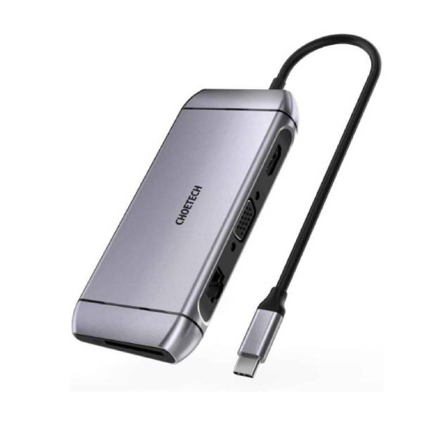 Choetech 9 in 1 USB C HUB-M15 – Silver