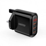 Choetech 3 Port USB Wall Charger with Digital Display Q5009-BK - GulfStore.com