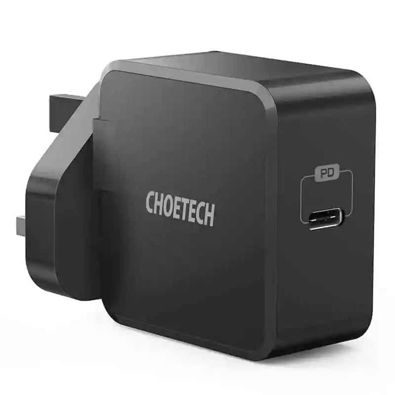 Choetech USB Type-C Fast Charger 30W 3.0 Type-C Wall Charger Q6005-UK-BK – Black
