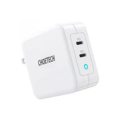 Choetech 100W Dual USB C Port Charger - White - GulfStore.com