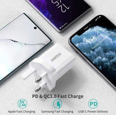 Choetech Fast Type C Wall Charger 20W Q5004-UK-WH - White - GulfStore.com