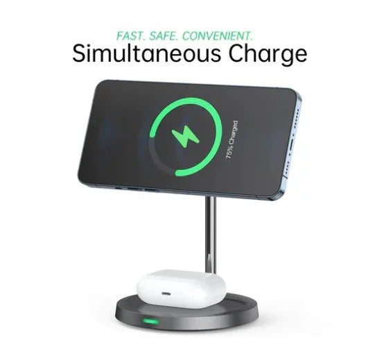 Choetech 2-In-1 Wireless Charger - Grey T-575-S - GulfStore.com