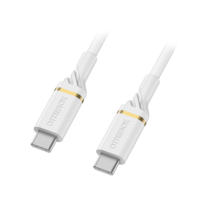 أوتربوكس – كابل شحن سريع USB-C إلى USB-C (3 متر) أبيض