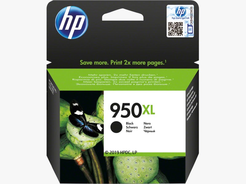HP 950XL High Yield Original Ink Cartridge - Black