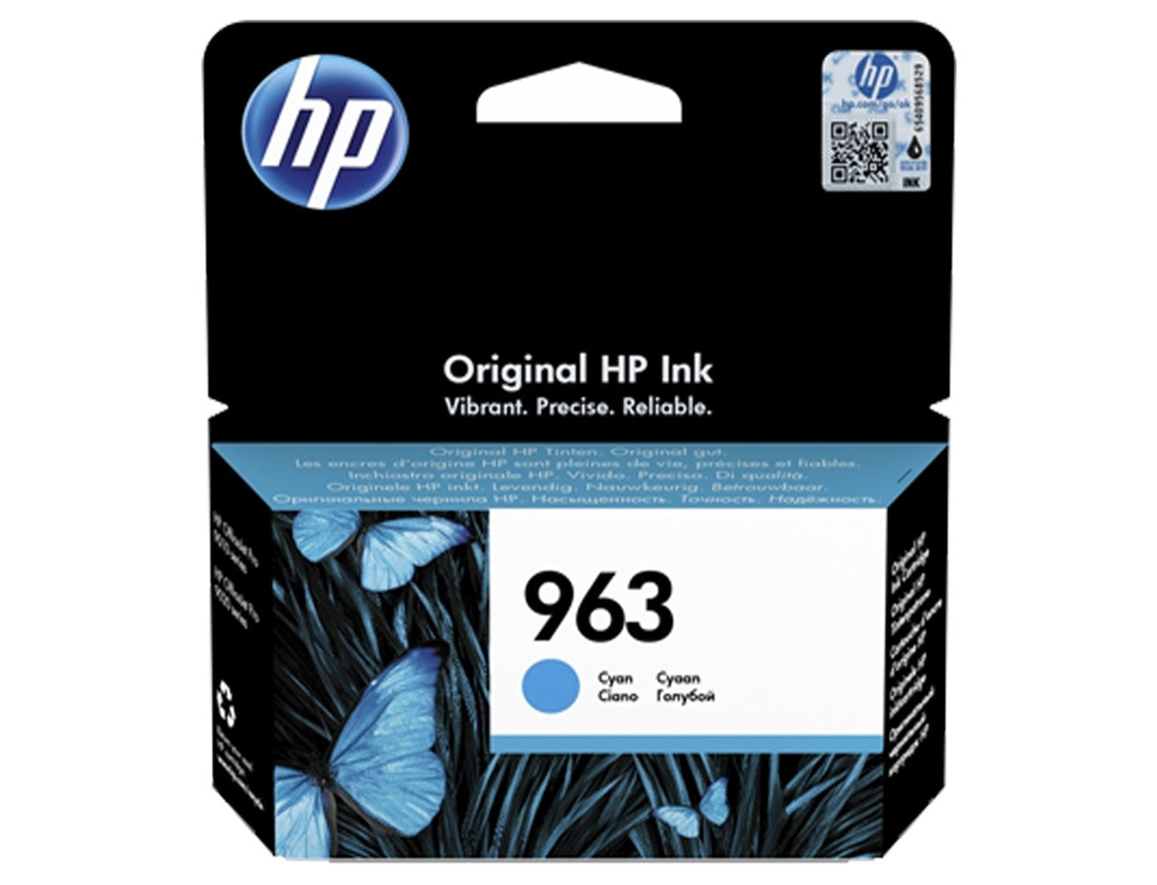 HP 963 Original Ink Cartridge - Cyan