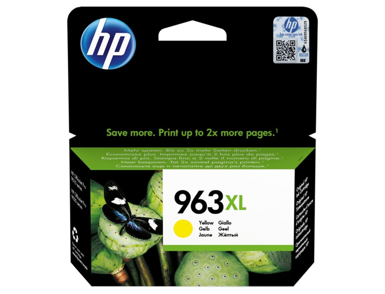 HP 963XL High Yield Original Ink Cartridge - Yellow