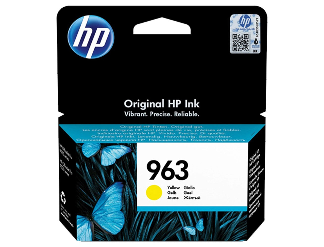 HP 963 Original Ink Cartridge - Yellow