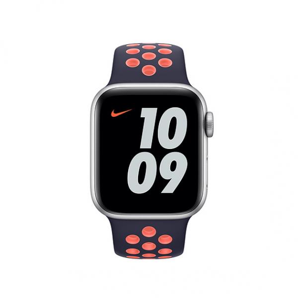Apple Watch Nike Sport Band-Regular 40mm (Blue Black/Bright Mango)
