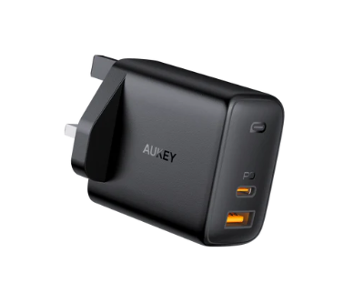Aukey Adapter 65W Dual-Port PD Charger - USB-A / USB-C