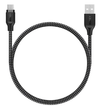 أوكي – كيبل نايلون مايكرو USB عالي الأداء بطول 1.2 متر – أسود