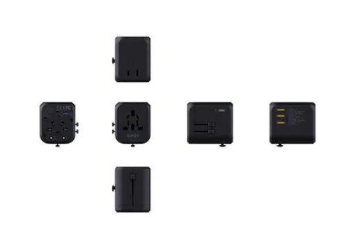 Aukey PD Universal Adapter 30W PD port Black - GulfStore.com