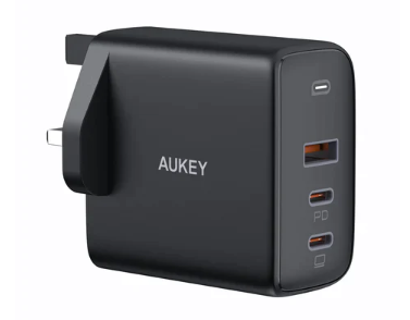 Aukey 3-Port 90W PD Wall Charger with GaN Power Tech