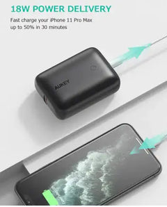 Aukey Ultra Compact Power bank 10,000mAh 22.5W PD & QC3.0 - GulfStore.com