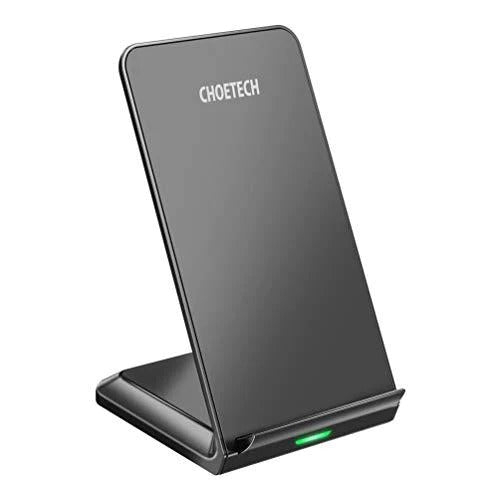 Choetech 10W Fast Wireless Charging Stand - 2 Packs - Black