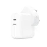 Apple 35W Dual USB-C Port Power Adapter, 2 x USB Type-C Female Ports, Compatible with iPhone / iPad / Mac Models, White - GulfStore.com