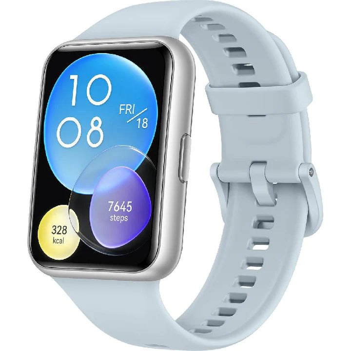 HUAWEI WATCH FIT 2 Silver Isle Blue Silicone Strap-WATCH