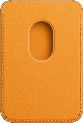 Apple Leather Wallet with Magsafe for iphone California Poppy