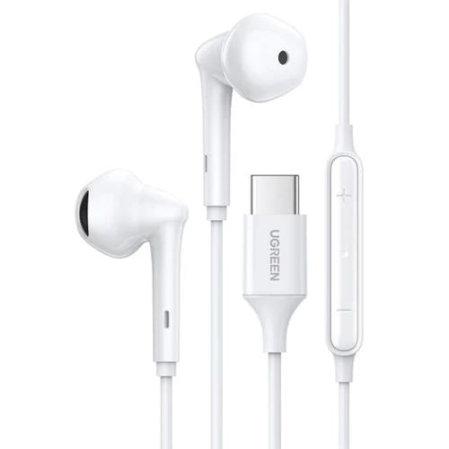 UGreen In-Ear Headphones With USB Type C Connector - White