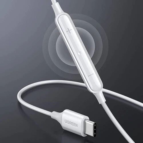UGreen In-Ear Headphones With USB Type C Connector - White