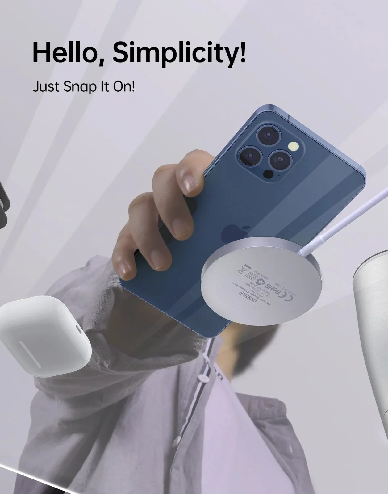 Choetech 15W Wireless Charger - GulfStore.com